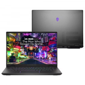 Notebook Dell Alienware m16 R2 Intel® Core™ Ultra 9 185H, RTX 4070, 32GB RAM DDR5 (2x16GB) 5600MHz, SSD 1TB, Tela QHD+ de 16″ (2560 x 1600), 240Hz, 3ms, NVIDIA G-SYNC, 100% sRGB, Windows 11 Home – AW16-U9185H-M30P