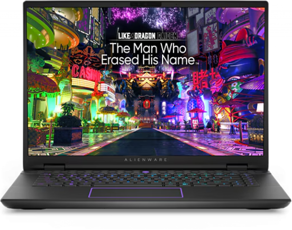 Notebook Dell Alienware m16 R2 Intel® Core™ Ultra 7 155H, RTX 4060, 16GB RAM DDR5 (2x8GB) 5600Mhz, SSD 1TB, Tela QHD+ de 16″ (2560 x 1600), 240Hz, 3ms, NVIDIA G-SYNC, 100% sRGB, Windows 11 Home