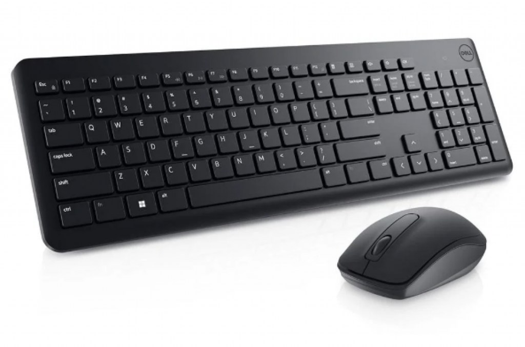 Teclado e Mouse Sem Fio Dell KM3322W, USB, ABNT2, Preto – 580-BBBB