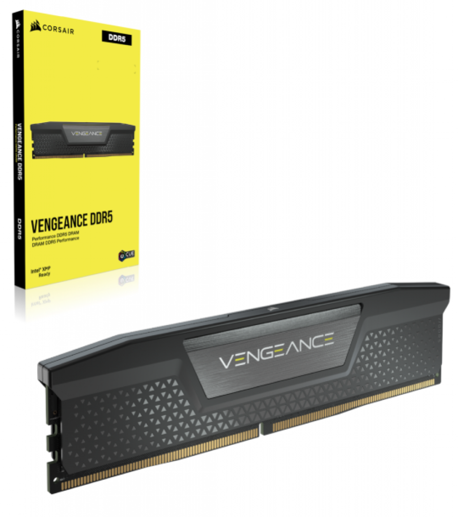 Memória DDR5 Corsair Vengeance, 16GB, 5200MHz, CL40, Black – CMK16GX5M1B5200C40