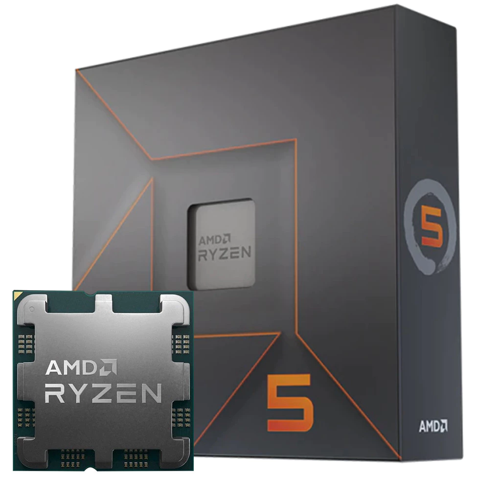 Processador AMD Ryzen 5 7600X, 4.7GHz, Turbo Max 5.3GHz, Cache 38MB, AM5, 6 Núcleos, Vídeo Integrado – 100-100000593WOZ