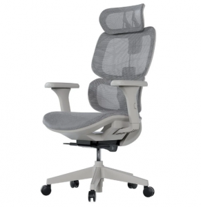 Cadeira Office Elements Siggy, Até 140Kg, Assento Mesh, Base em Nylon e Fibra de Vidro, Cinza – 71469