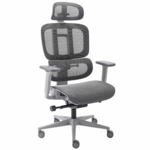 Cadeira De Escritório Elements Sophy, Reclinável, Até 150Kg, Braços 3D, Mesh Premium, Nylon, Grafite – 70061