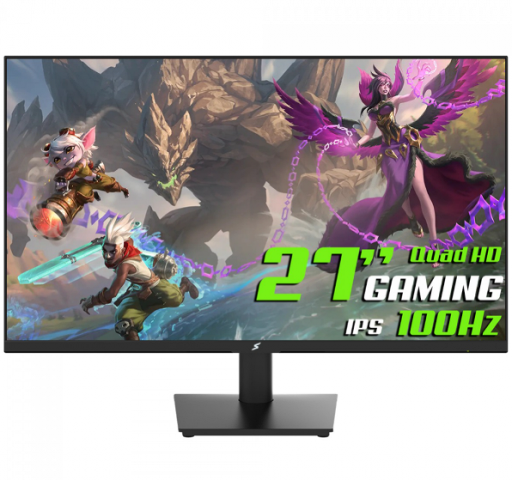 Monitor Gamer SuperFrame Vision, 27 Pol, Quad HD, IPS, 100Hz, HDR, FreeSync, HDMI/DP – SFVFB27100-QHD-PRO