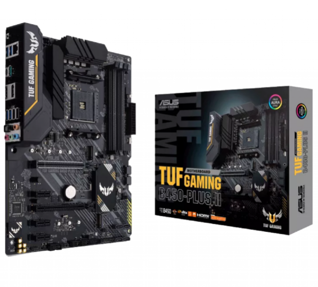 Placa Mãe Asus TUF Gaming B450-Plus II, Chipset B450, AMD AM4, ATX, DDR4, 90MB1650-M0EAY0