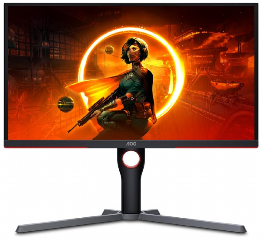 Monitor Gamer AOC DESTINY 24.5 LED Full HD, Wide, 240Hz, 0.5ms, HDMI e DisplayPort, 119,9% sRGB, HDR 10, FreeSync Premium, VESA – 25G3ZM
