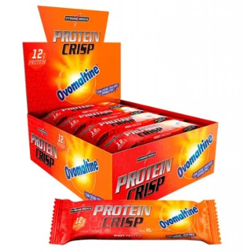 Barras de Proteína Crisp Ovomaltine 12 un Integralmédica