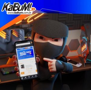 KaBuM! – Cupom de 5% OFF para Primeira Compra no App