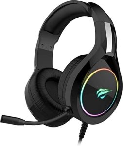 Headphone Fone de Ouvido Havit Gamer, Iluminação RGB, com Microfone, Falante de 50mm, Conector 3.5mm, HV-H2232d