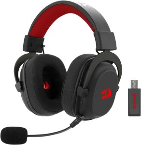 Headset Gamer Sem Fio Redragon Zeus Pro, 7.1, Driver 53mm, Bluetooth