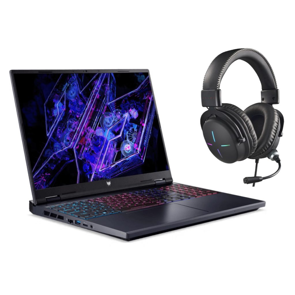 Notebook Predator Helios Neo PHN16-72-74VX i7-14700HX 14º Windows 11 Home 16GB RAM 512GB SSD RTX 4070 16” WUXGA 240Hz + Headset Nitro Gen 2 NHW200