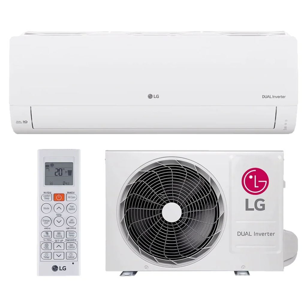 Ar-Condicionado LG Dual Inverter Compact Frio 12.000 BTU Branco 220V – S3-Q12JAQAL