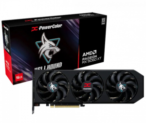 Placa de Vídeo PowerColor Hellhound AMD Radeon RX 9060 XT, 16GB, GDDR6, FSR, Ray Tracing, RX9060XT 16G-L/OC