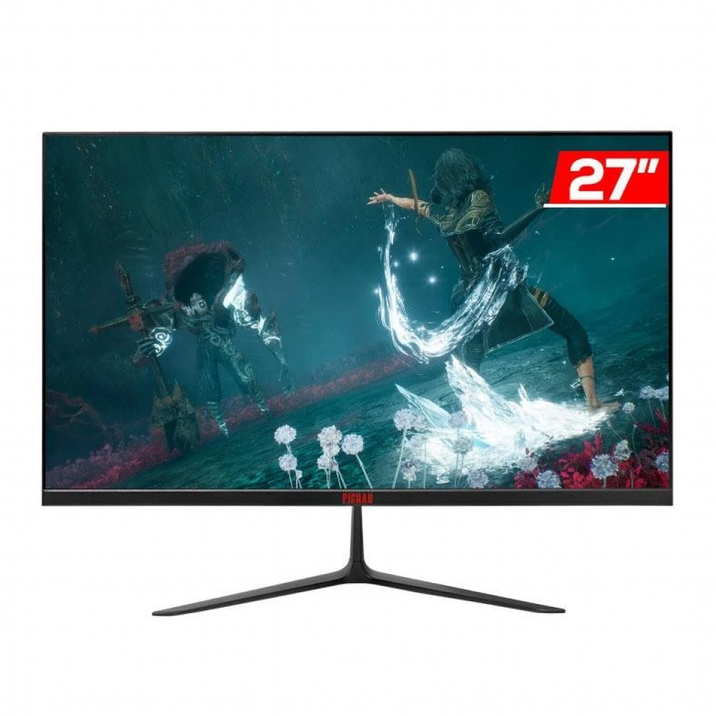 Monitor Gamer Pichau Athen V3 Ultra, 27 Pol, VA, QHD, 1ms, 165Hz, FreeSync, HDMI/DP,PG-ATH27V3U-BL02