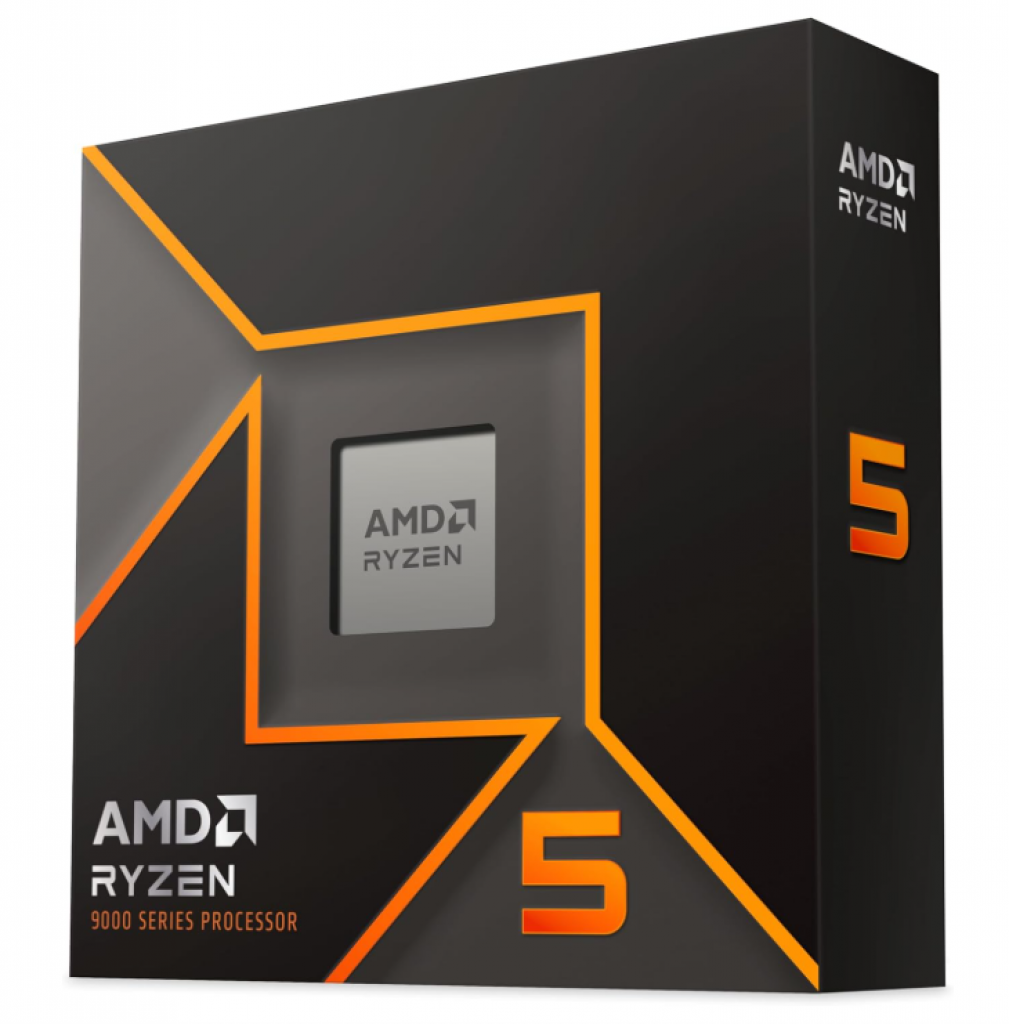 Processador AMD Ryzen 5 9600X, 3.9 GHz (5.4 GHz), Cache 32 MB, 6 Núcleos, 12 Threads, AM5 – 100-100001405WOF