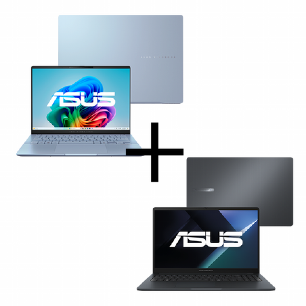 Notebook ASUS Vivobook S 14 S5406SA-PP218W Mist Blue + Notebook ASUS ExpertBook B1 B1503CVA_BR-S70003 Gentle Grey