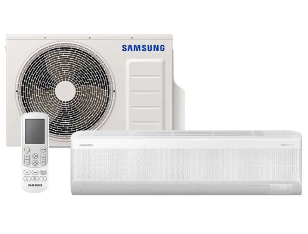 Ar-condicionado Samsung WindFree Connect AI 18.000 BTUs Frio Split Inverter Sem Vento 220V – AR18DYFAAWKNAZ