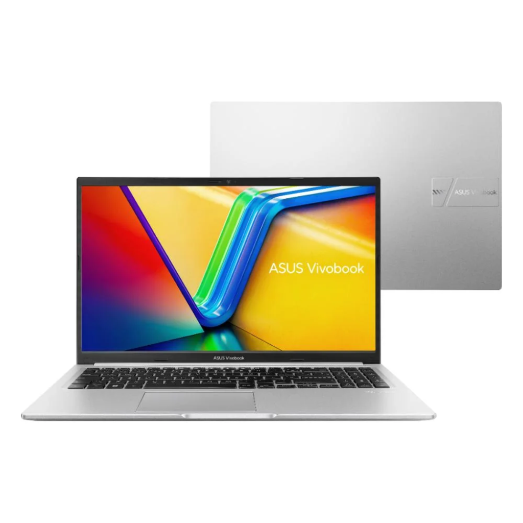 Notebook Asus Vivobook, AMD Ryzen 7-5825U, 16GB RAM, SSD 512GB, Tela 15.6 FHD TN, Linux, Prata – M1502YA-NJ612