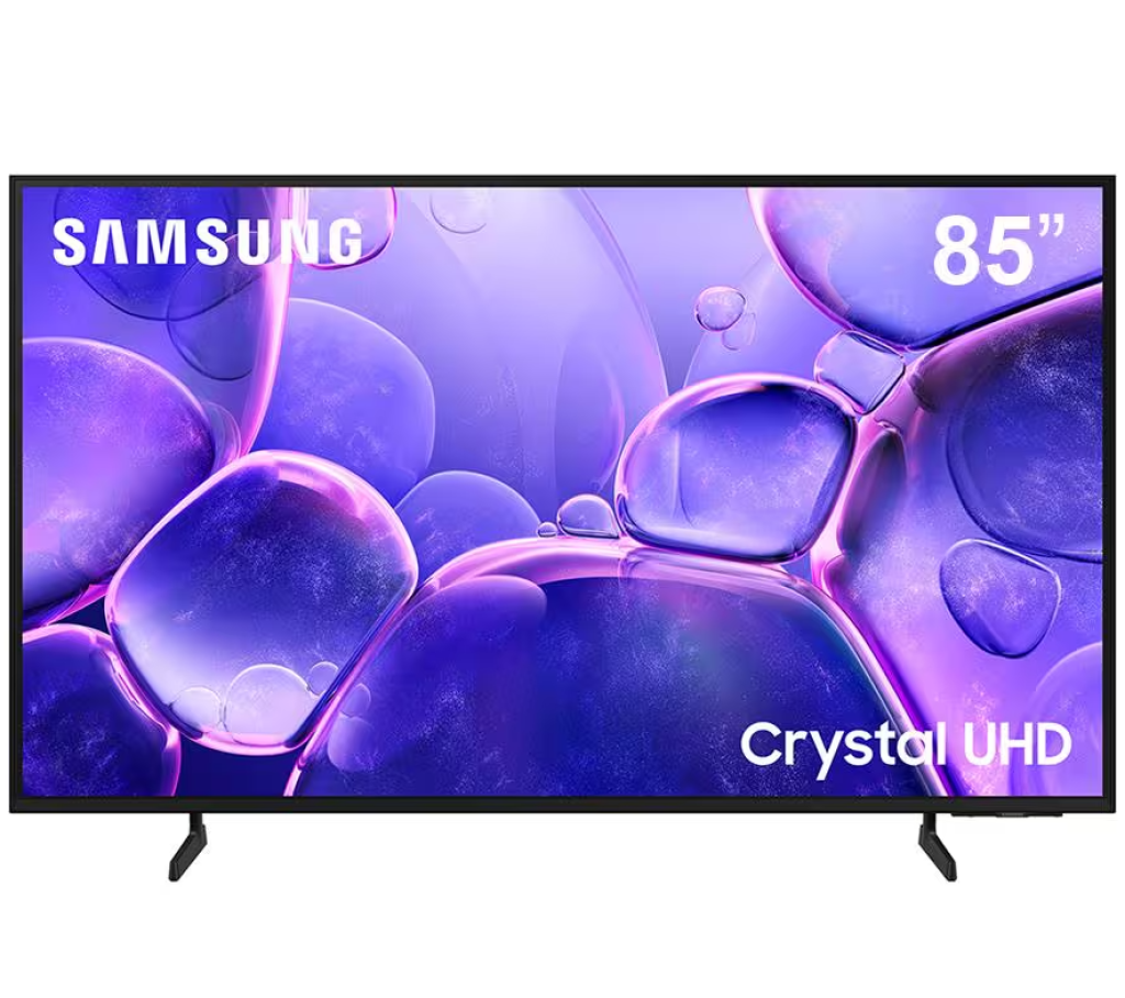 Smart TV 85″ 4K Samsung U8600F Crystal HDR, 4K IA Upscaling, Tizen, Alexa, TV Plus e Xbox Gaming – UN85U8600FGXZD