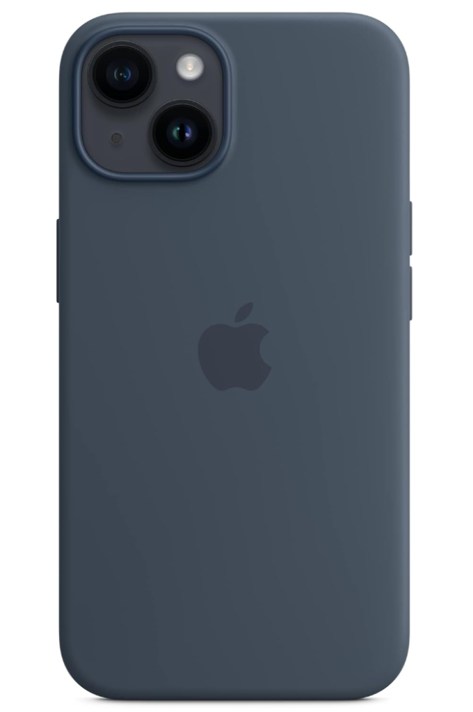 Capa de silicone Apple para iPhone 14 com MagSafe – Várias Cores