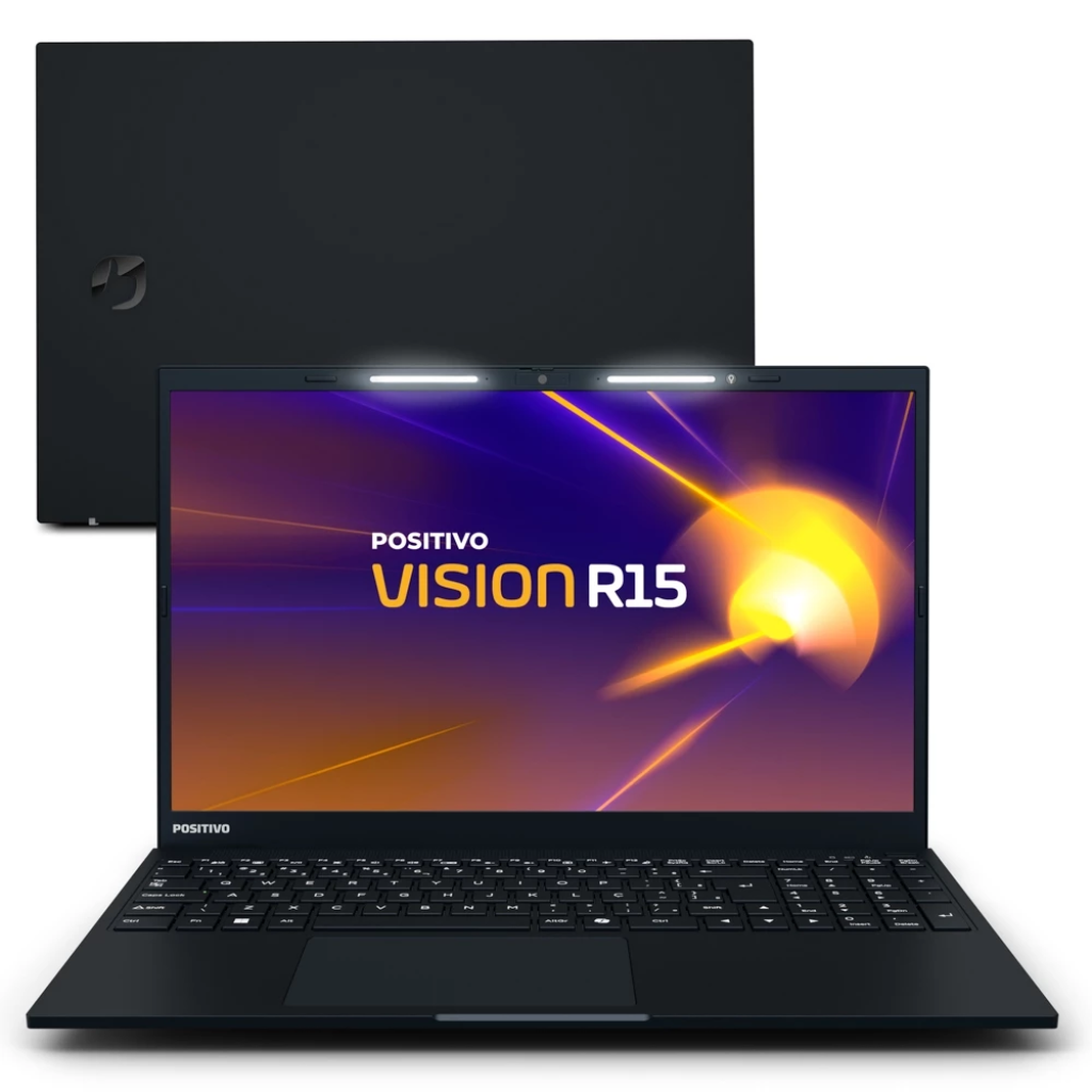 Notebook Positivo Vision R15, AMD Ryzen 5-5500U, 16GB RAM, 512GB SSD, 15.6” Full HD IPS, Lumina Bar, Linux