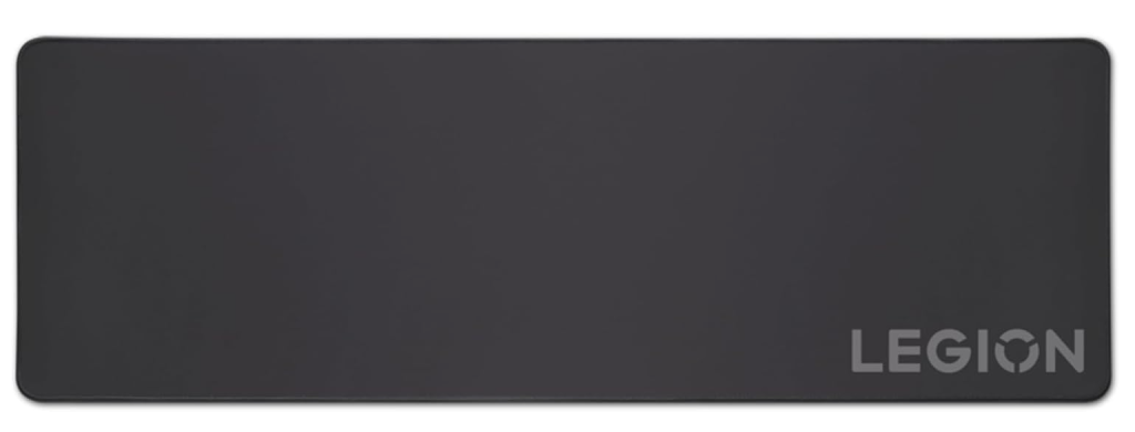 Mouse Pad Gamer Lenovo Legion XL Extra Grande Speed, 30x90cm, Antiderrapante, Microfibra de alta densidade, Preto
