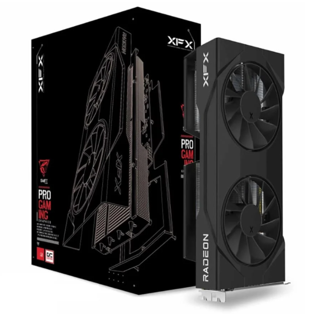 Placa de Vídeo XFX RX 9060 XT OC Gaming AMD Radeon, 16GB, GDDR6, 128bits, 20 Gbps, FidelityFX, RDNA 4 – RX-96TSW16BQ
