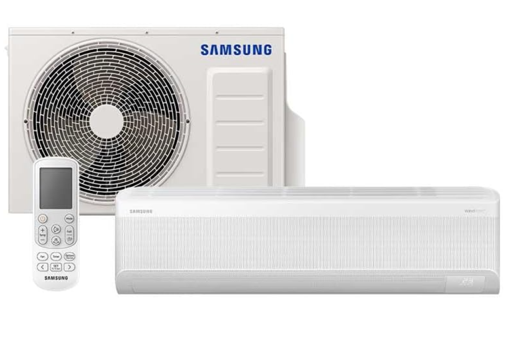 Ar-condicionado Split Samsung Inverter WindFree Connect AI 24.000 BTUs Frio Sem Vento – F-AR24DYFAAWKNAZ