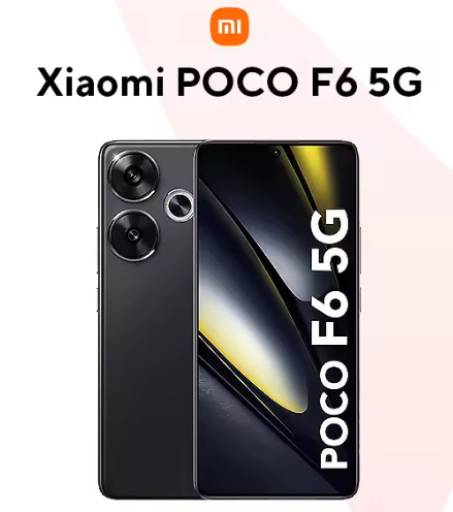 Smartphone POCO F6 5G Snapdragon 8s Gen 3 8/256GB NFC AMOLED 1,5K 120Hz Carregamento Turbo 90W Bateria 5000mAh – Versão Global