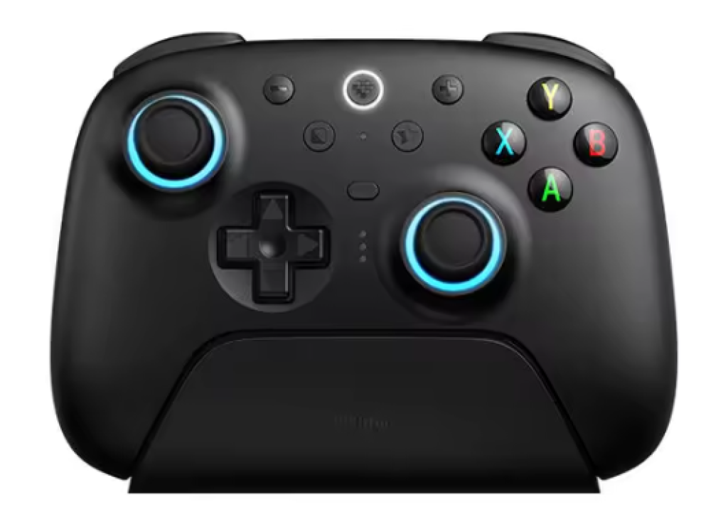 Controle Sem Fio 8BitDo Ultimate 2 com Dock para PC e Android com Joysticks TMR, Gatilhos comutáveis, Controle de movimento, 8 Velocidades