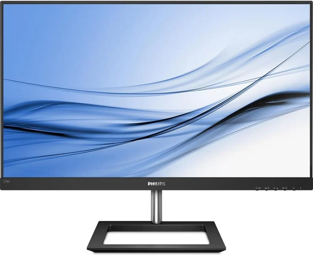 Monitor Philips 27″ 4K, IPS, DisplayPort e HDMI, 109% sRGB, NTSC 91%, Speakers – 278E1A