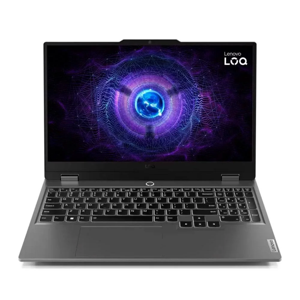 Notebook Lenovo LOQ 15IRX9 – i5 13450HX 16GB RAM 512GB SSD RTX 3050 15.6″ FHD 144Hz 100% sRGB Wi-Fi 6 Linux Luna Grey – 83KHS00200