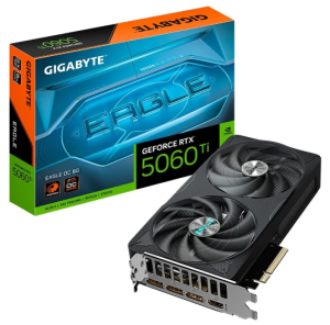 Placa de Vídeo Gigabyte RTX 5060 Ti EAGLE OC 8G NVIDIA GeForce, 8GB GDDR7, 128bits, DLSS, Ray Tracing – GV-N506TEAGLE OC-8GD