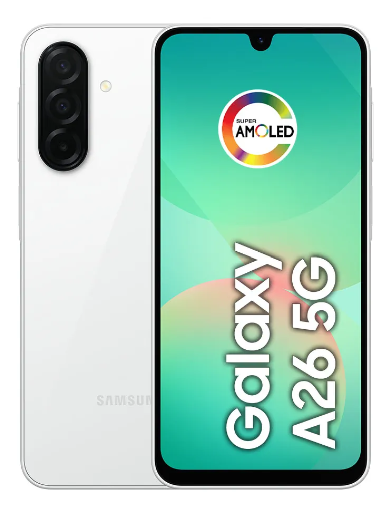Samsung Celular Galaxy A26 5G 256GB, 8GB RAM, Câmera de 50MP, IP67, Tela Super AMOLED 6.7″, NFC