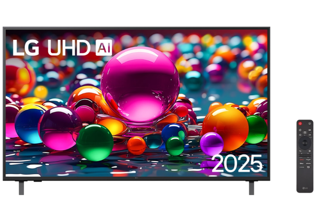 Smart TV LG 55″ 4K UA85 – Processador α7 IA Gen8, 4K Super Upscaling, Botão AI, webOS 25 – 55UA8550PSA