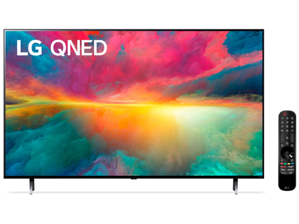 Smart TV LG 55” 4K QNED Processador α5 AI 4K Gen6, 4K Upscaling, Wi-Fi, Bluetooth, Google Assistente e Alexa – 55QNED75SRA