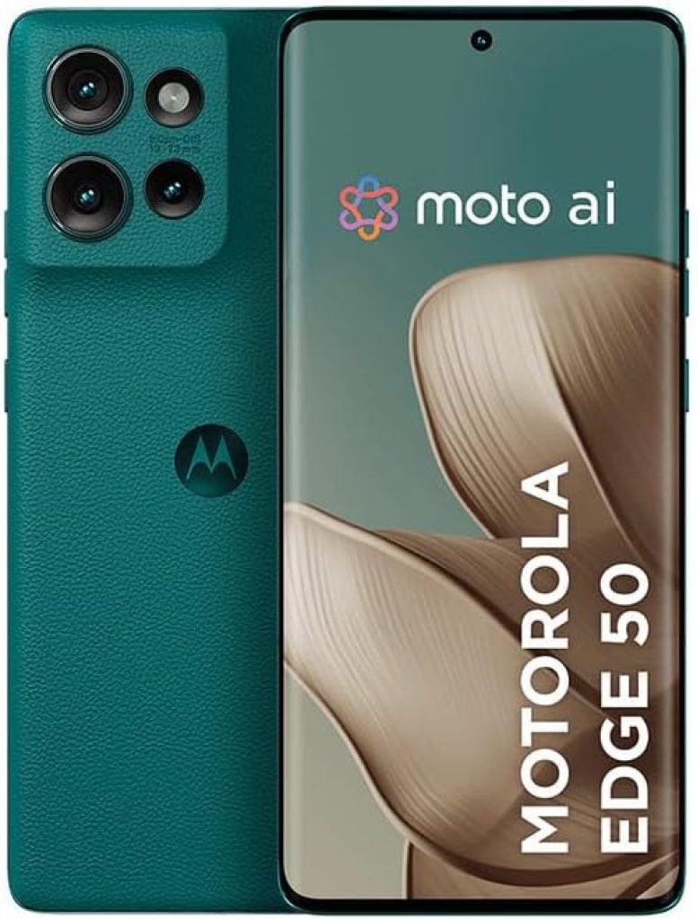 Smartphone Motorola Edge 50 5G, 256GB 12GB Ram (24GB Ram Boost) 50MP Sony Camera Moto AI Resistência Militar