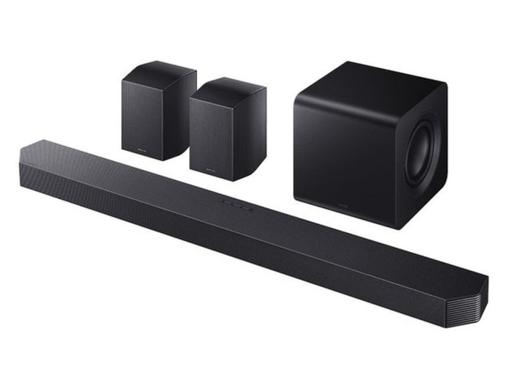 Soundbar Samsung Série Q HW-Q930F 9.1.4 canais Subwoofer e Caixas traseiras 2025 Titan Black – HW-Q930F/ZD