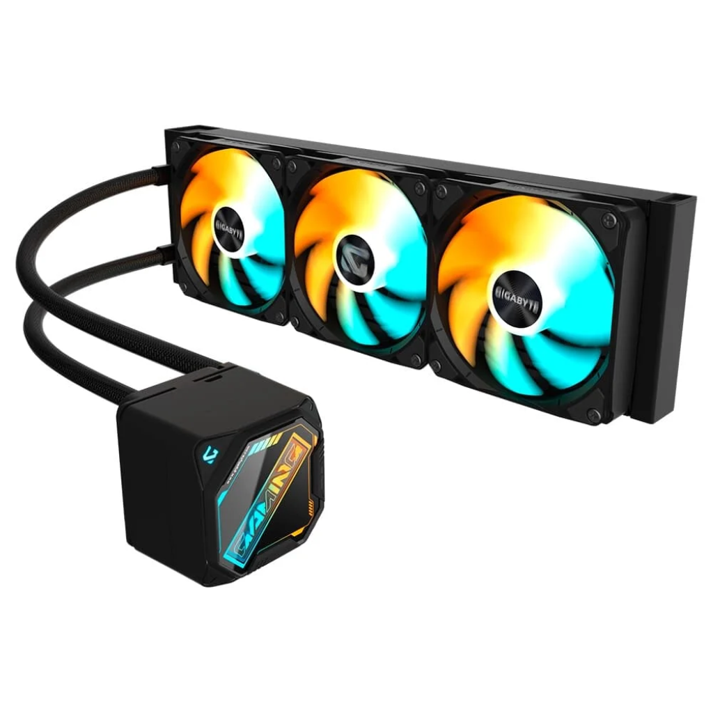 Water Cooler Gigabyte Gaming 360, RGB, 360mm, AMD e Intel, Preto – GP-GIGABYTE GME 360