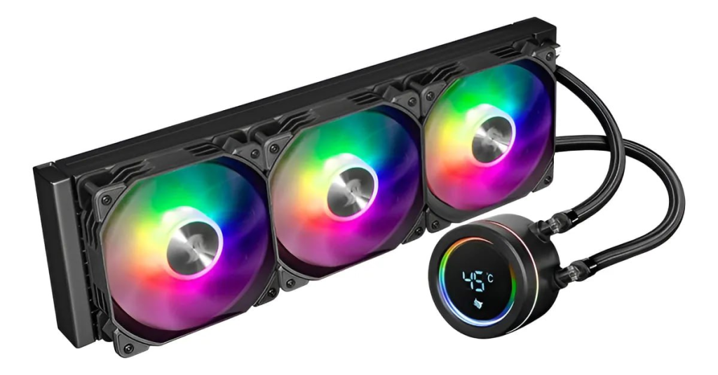 Water Cooler Pichau Aqua 360X, ARGB, 360mm, Preto – PCH-AQA360X-BK01
