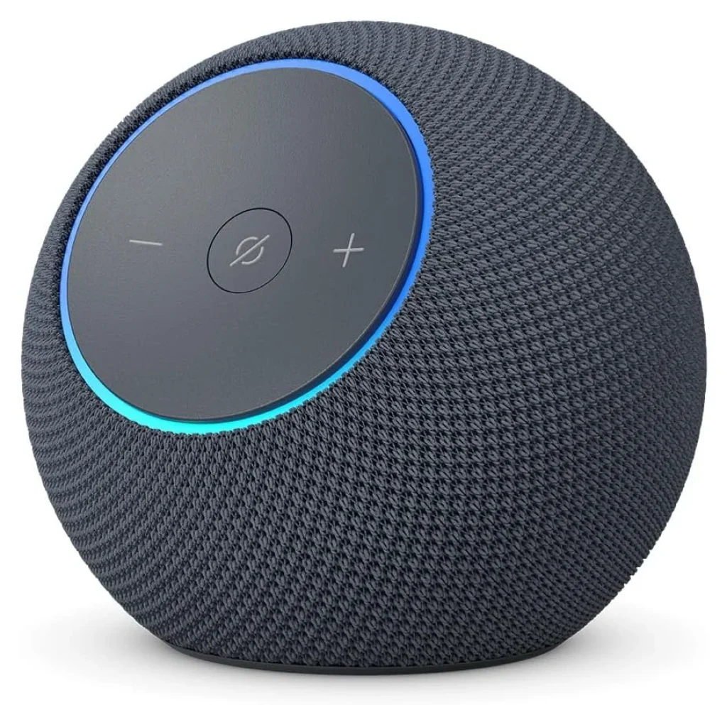 Amazon Echo Dot Max (Geração mais recente), Smart Speaker com Alexa, Som envolvente e Hub de Casa Inteligente integrado, Ideal para sua sala de estar, Cor Grafite
