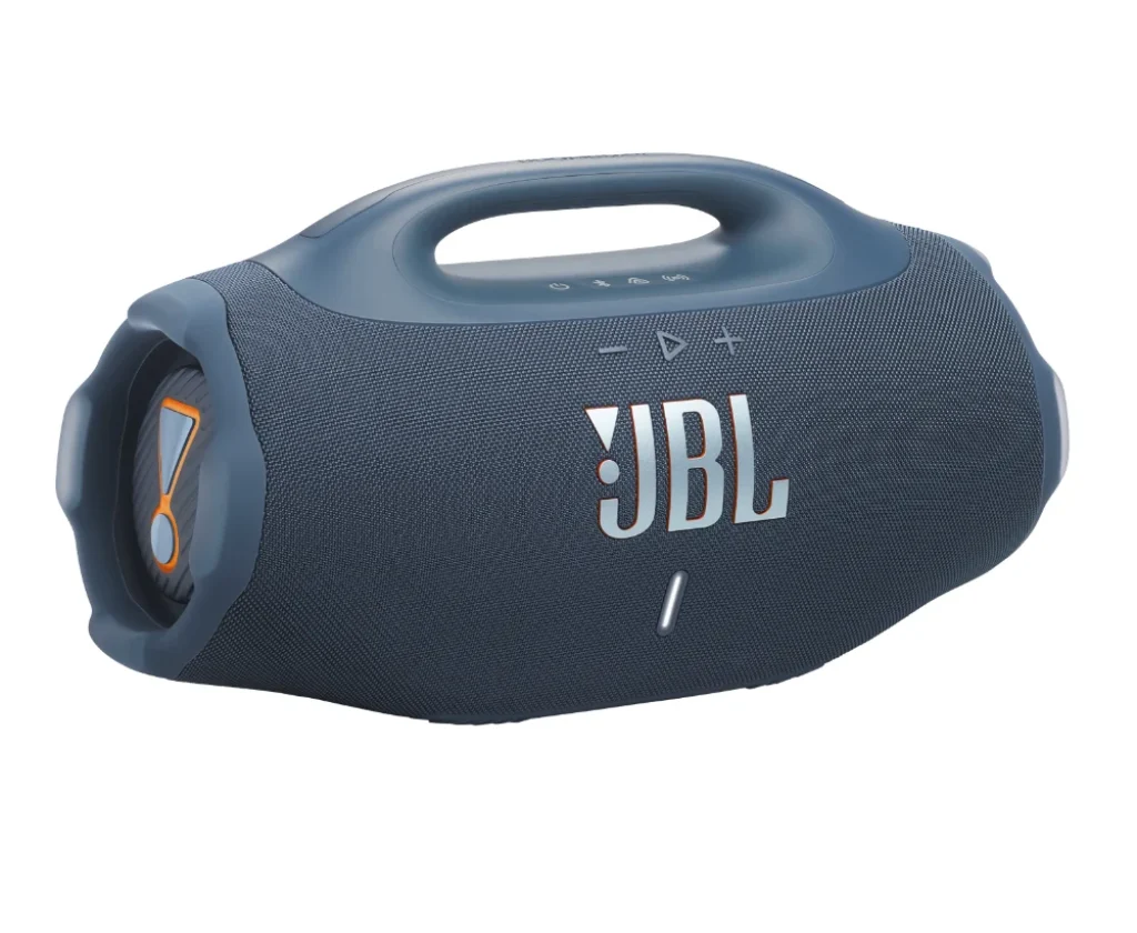Caixa de Som Bluetooth Boombox 4 Blue, 210W RMS, Som JBL Pro, Bateria de até 34 horas, À prova d’água e resistente a poeira – JBLBOOMBOX4BLUBR