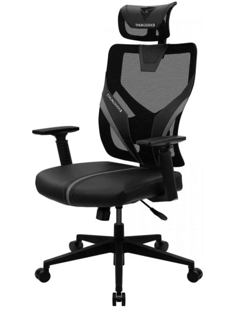 Cadeira Gamer ThunderX3 YAMA1 Ergonomica, Reclinável, Preta