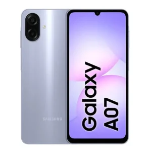 Celular Samsung Galaxy A07 4G, 8GB RAM (+8GB RAM virtual), 256GB, Câmera 50MP, Tela 6.7″, Proteção IP54, Helio G99 de 6nm, Android 15, Dual Chip – SM-A075M/DS