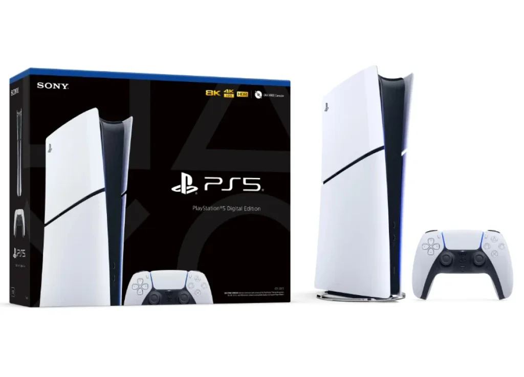 Console Playstation 5 Sony, Slim, SSD 1TB, Controle sem fio DualSense, Edição Digital, Branco – 1214B