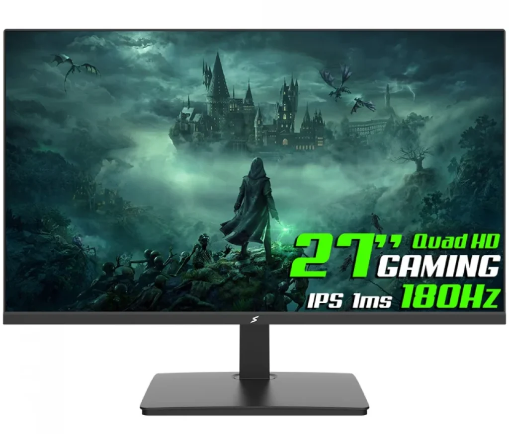 Monitor Gamer SuperFrame View, 27 Pol, Quad HD, Fast IPS, 1ms, 180Hz, 99% sRGB, HDR, FreeSync, HDMI/DP, SFVFB-27180-QHD-PRO