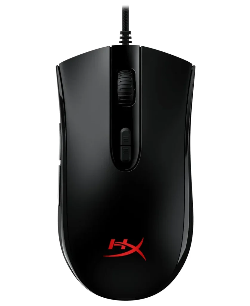 Mouse Gamer HyperX Pulsefire Core, RGB, Até 6200 DPI, 7 botões programáveis, USB, Preto – HX-MC004B