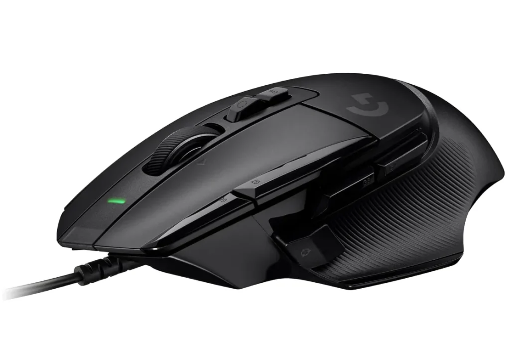 Mouse Gamer Logitech G502 X com Switch LIGHTFORCE, 13 Botões Programáveis, Sensor HERO 25K, Compatível com PC/ macOS/ Windows – Preto