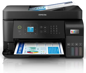 Multifuncional Epson EcoTank L5590 – Tanque de Tinta Colorida, Wi-Fi Direct, Ethernet, Fax, ADF, Bivolt, Preta