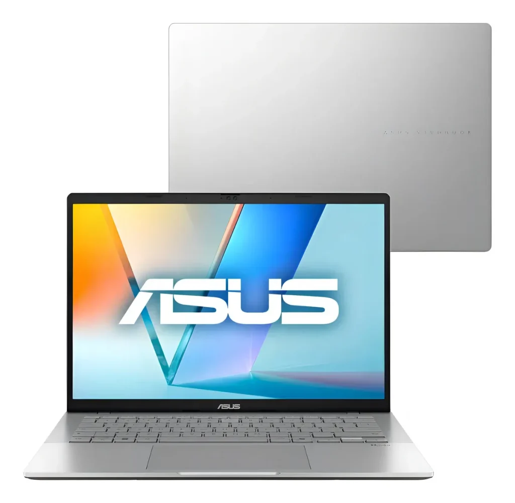 Notebook ASUS Vivobook S14 – Intel Core i7 13620H 16GB RAM 512GB SSD Windows 11 Tela 14″ LED FHD Silver – S3407VA-LY043W